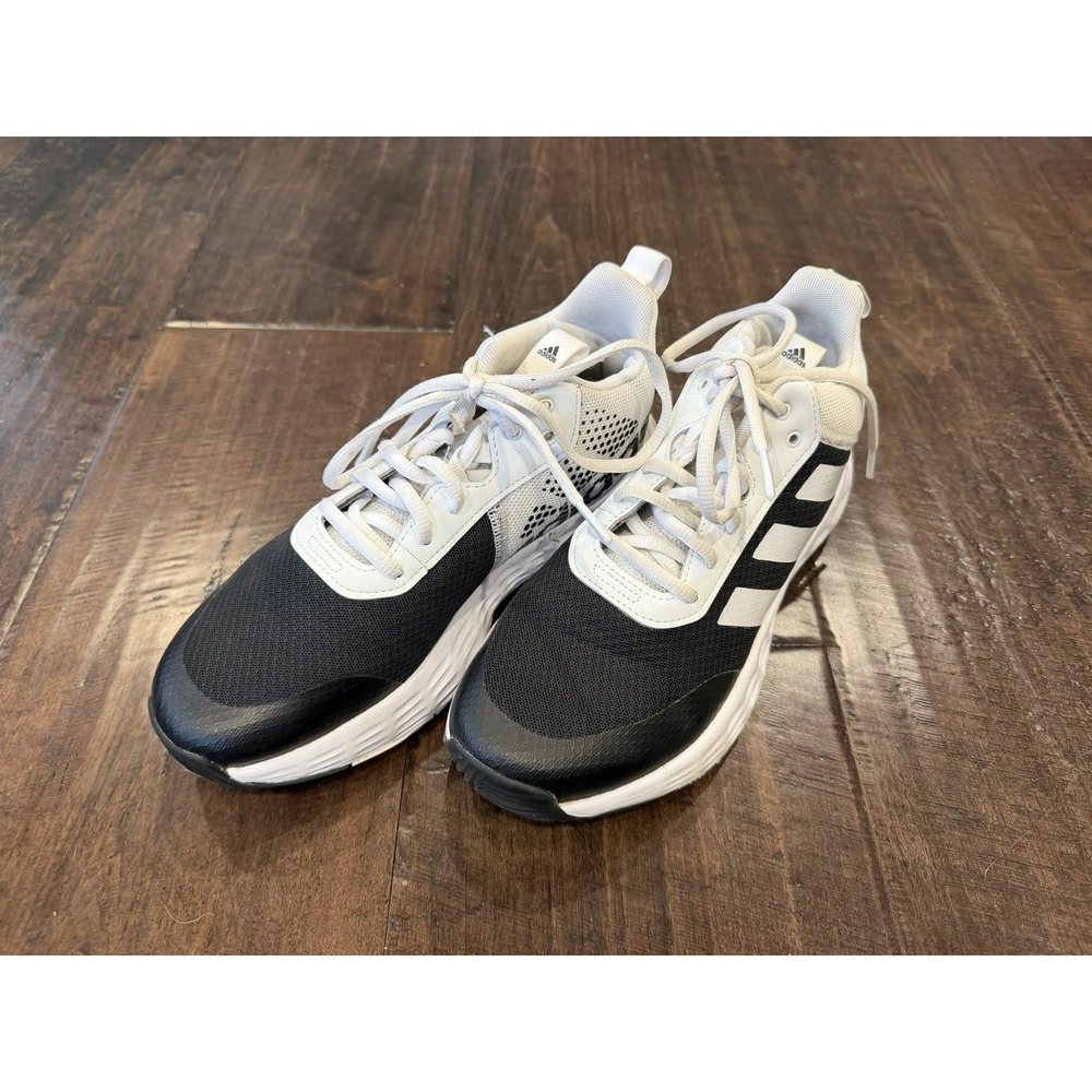 Adidas Own The Game 2.0 White Black Mens Basketball Shoes Size 6